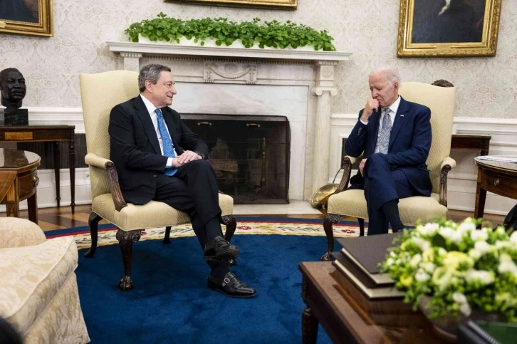 Biden, İtalya Başbakanı Draghi ile Beyaz Saray’da bir araya geldi
