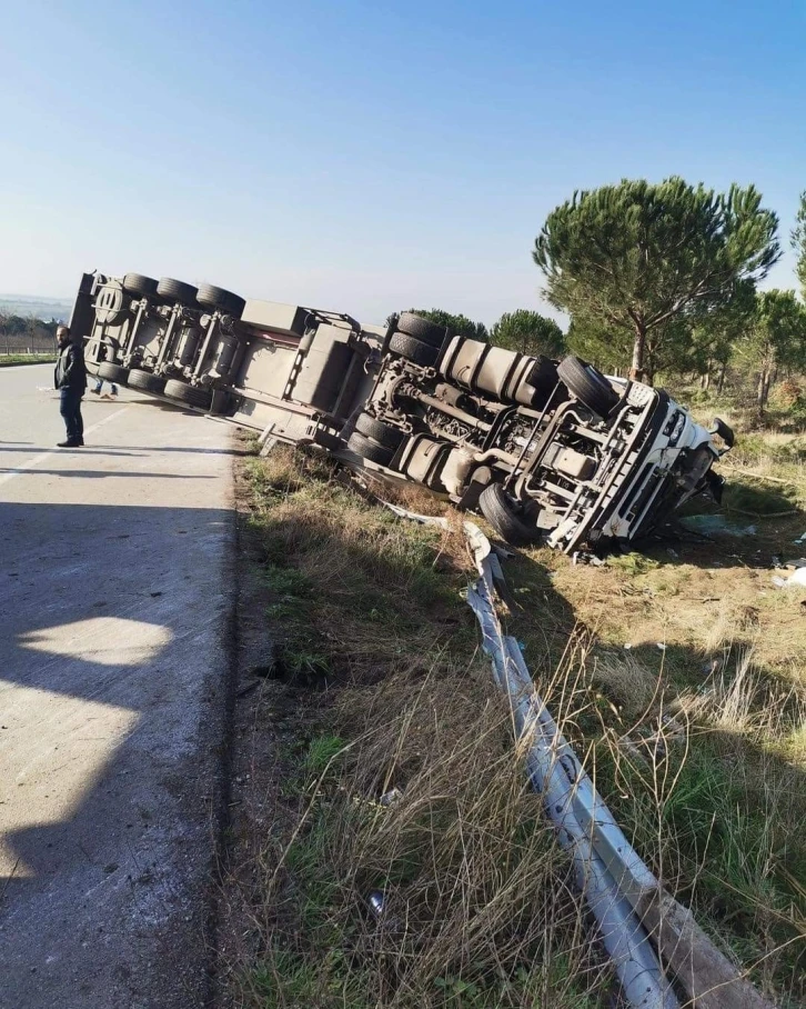 Biga’da TIR kazası
