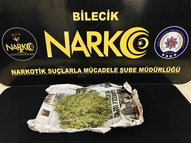 Bilecik’te 181 gram esrar ele geçirildi, 2 kişi yakalandı
