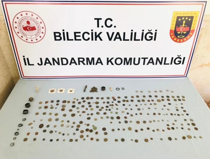 Bilecik’te 262 adet sikke ele geçirildi
