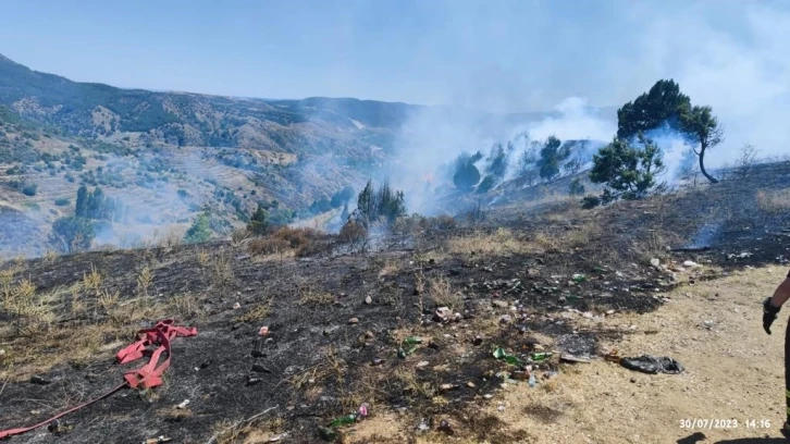 Bilecik’te çıkan orman yangını büyümeden söndürüldü
