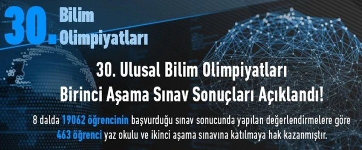 Bilim Olimpiyatlarına Aydın’dan 4 öğrenci katılıyor
