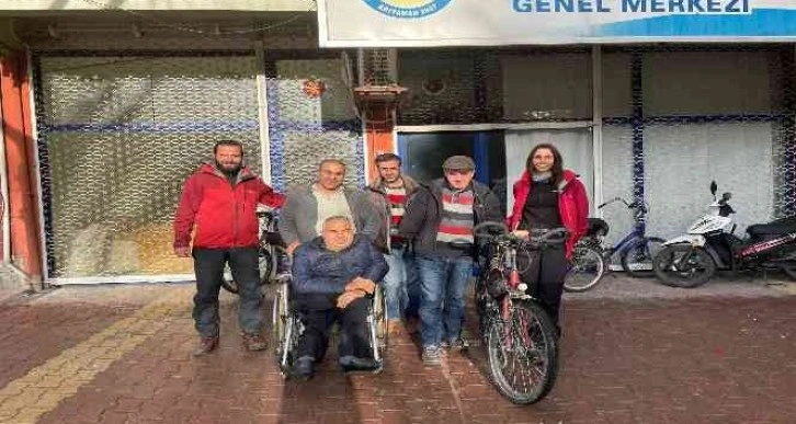 Bisiklet ile ülkeleri gezen çift Adıyaman’a geldi