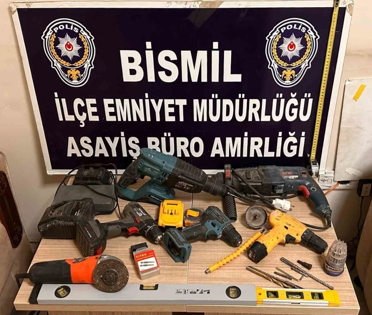 Bismil’de polis, sanayi hırsızını çaldığı malzemeleri satarken yakaladı
