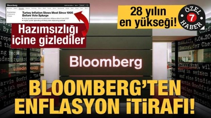 Bloomberg'ten enflasyon itirafı! Hazımsızlığı içeriye gizlediler