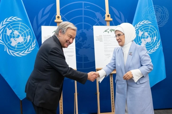 BM Genel Sekreteri Guterres’ten Emine Erdoğan’a "sıfır atık" teşekkürü
