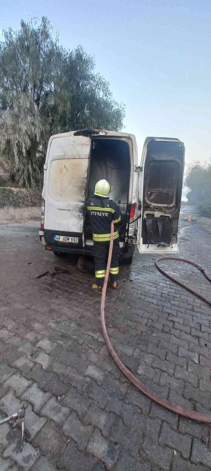 Bodrum’da araç yagnını
