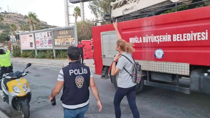 Bodrum’da korku dolu dakikalar
