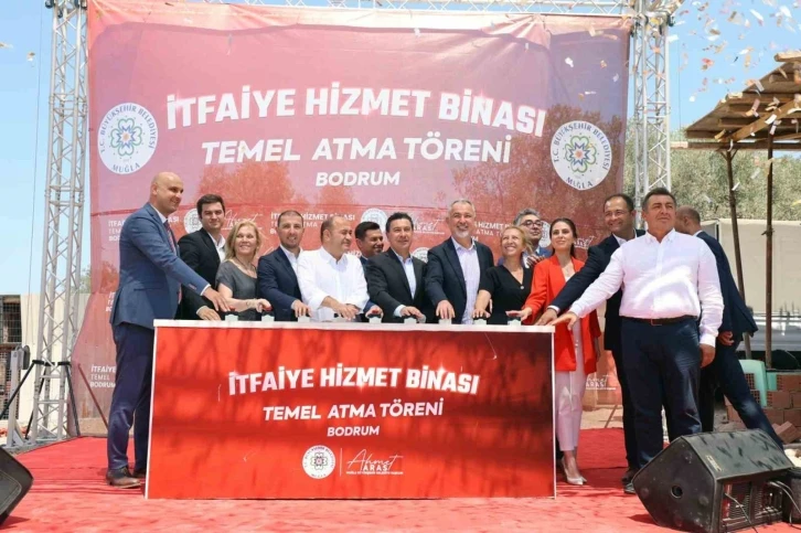 Bodrum itfaiye hizmet binasının temeli atıldı
