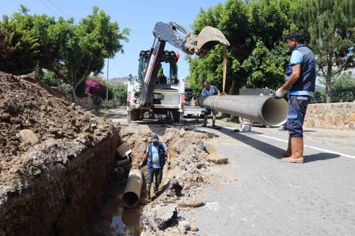 Bodrum’una kayıp-kaçağı için 34 Km yeni içme suyu hattı yapıldı
