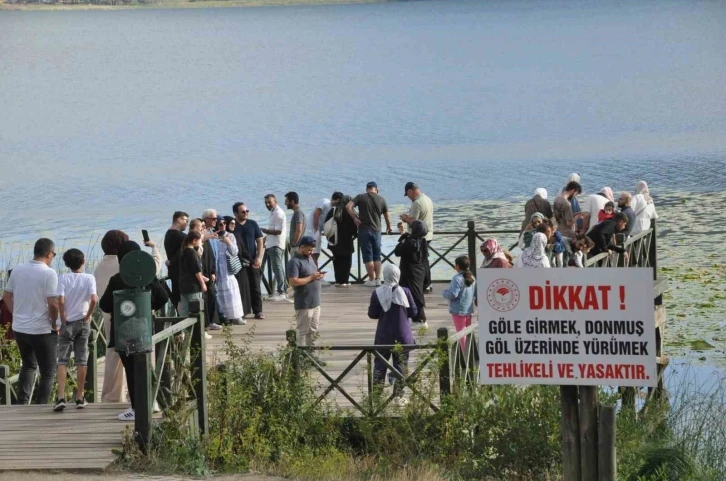 Bolu’nun doğa harikasında tatilci yoğunluğu
