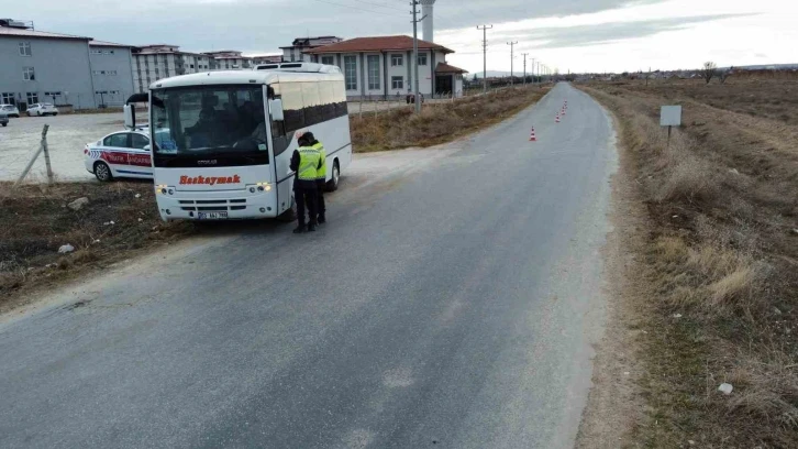 Bolvadin’de okul servisleri denetlendi
