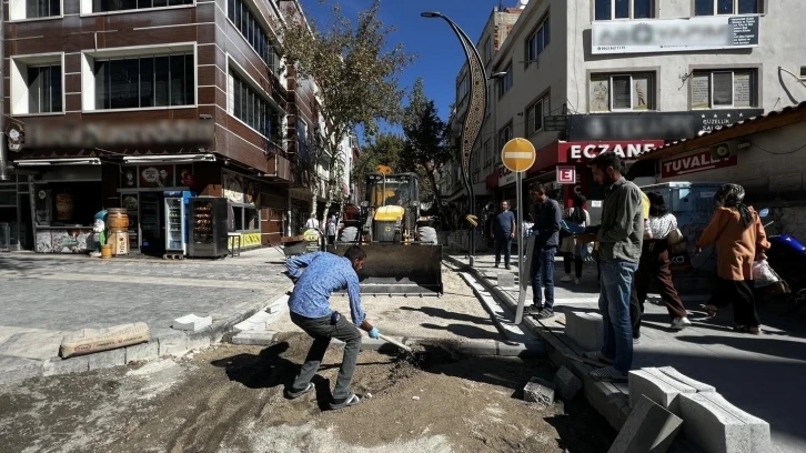 Buhara Caddesinde çalışmalar devam ediyor
