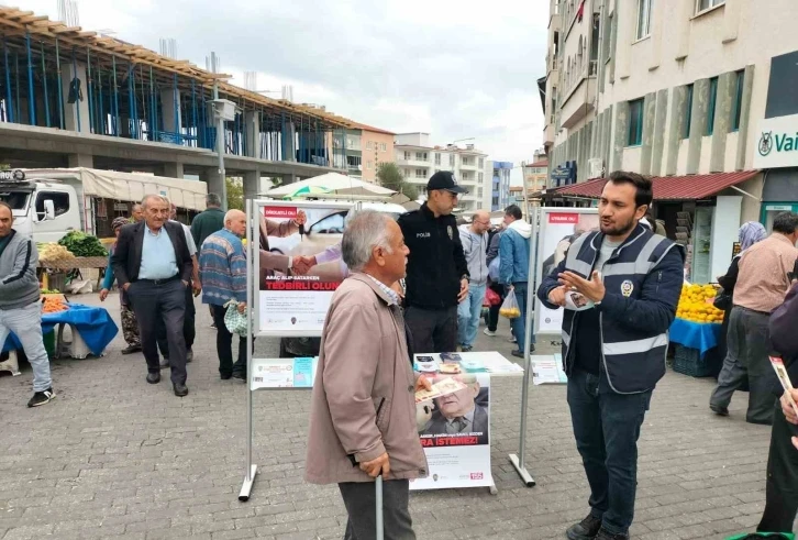 Buldan polisi vatandaşları dolandırıcılık ve hırsızlık olaylarına karşı bilgilendirdi
