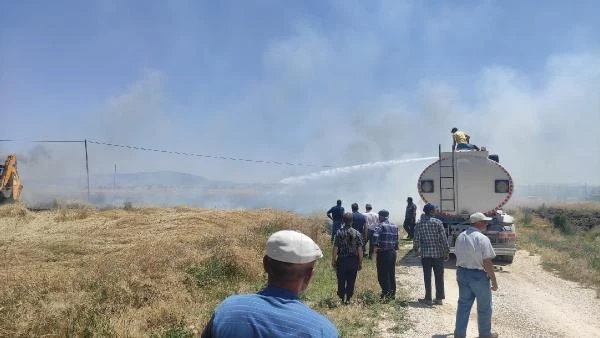 Burdur'da arazi yangını