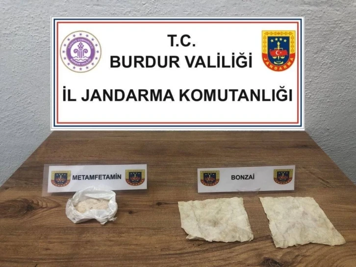 Burdur’da jandarmanın uyuşturucu operasyonunda 1 şüpheli tutuklandı
