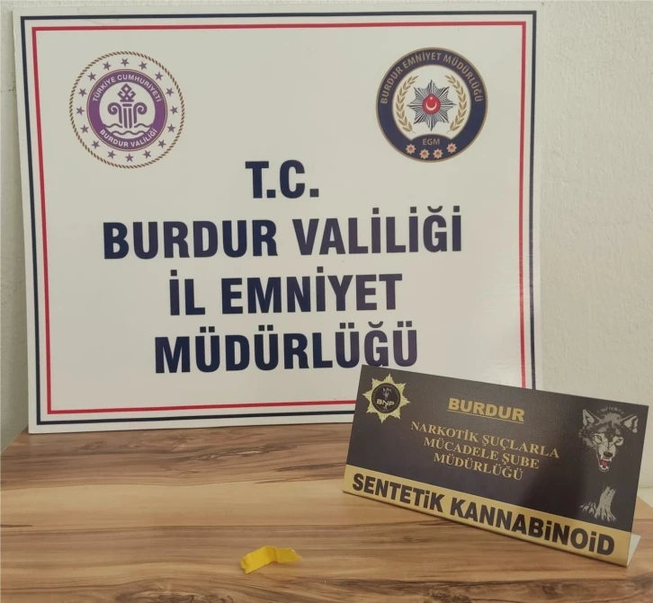 Burdur’da uyuşturucu operasyonuna 2 tutuklama
