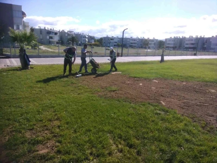 Burhaniye Belediyesi bakım ve onarım çalışmalarına hız verdi
