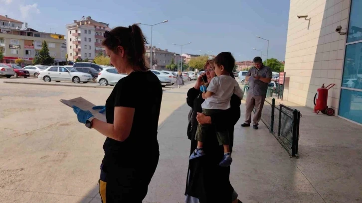 Bursa’da 2 yaşındaki çocuk çivi yuttu
