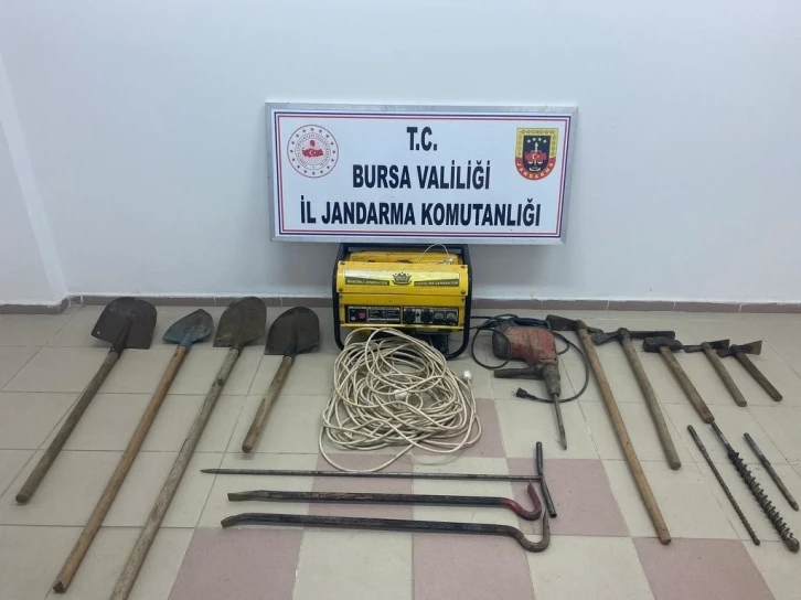 Bursa’da definecilere jandarmadan suçüstü
