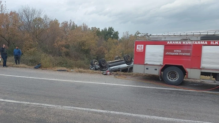 Bursa’da feci kaza: 1 ölü, 2 yaralı
