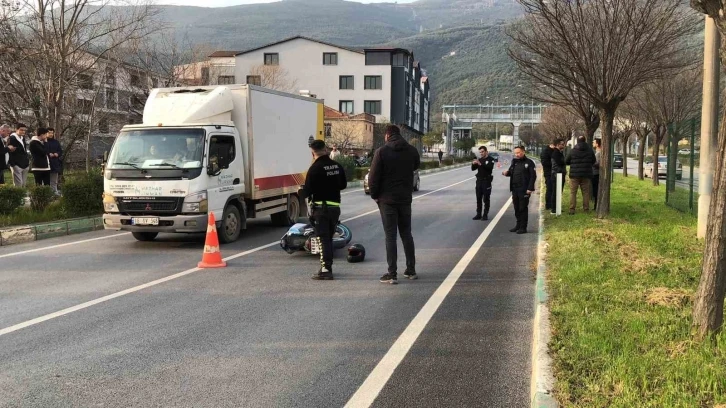 Bursa’da kazaya karışan motosiklet sürücüsü hayatını kaybetti
