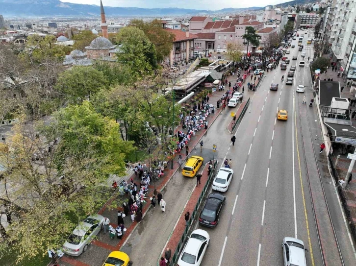 Bursa’nın çocukları Filistin için tek yürek
