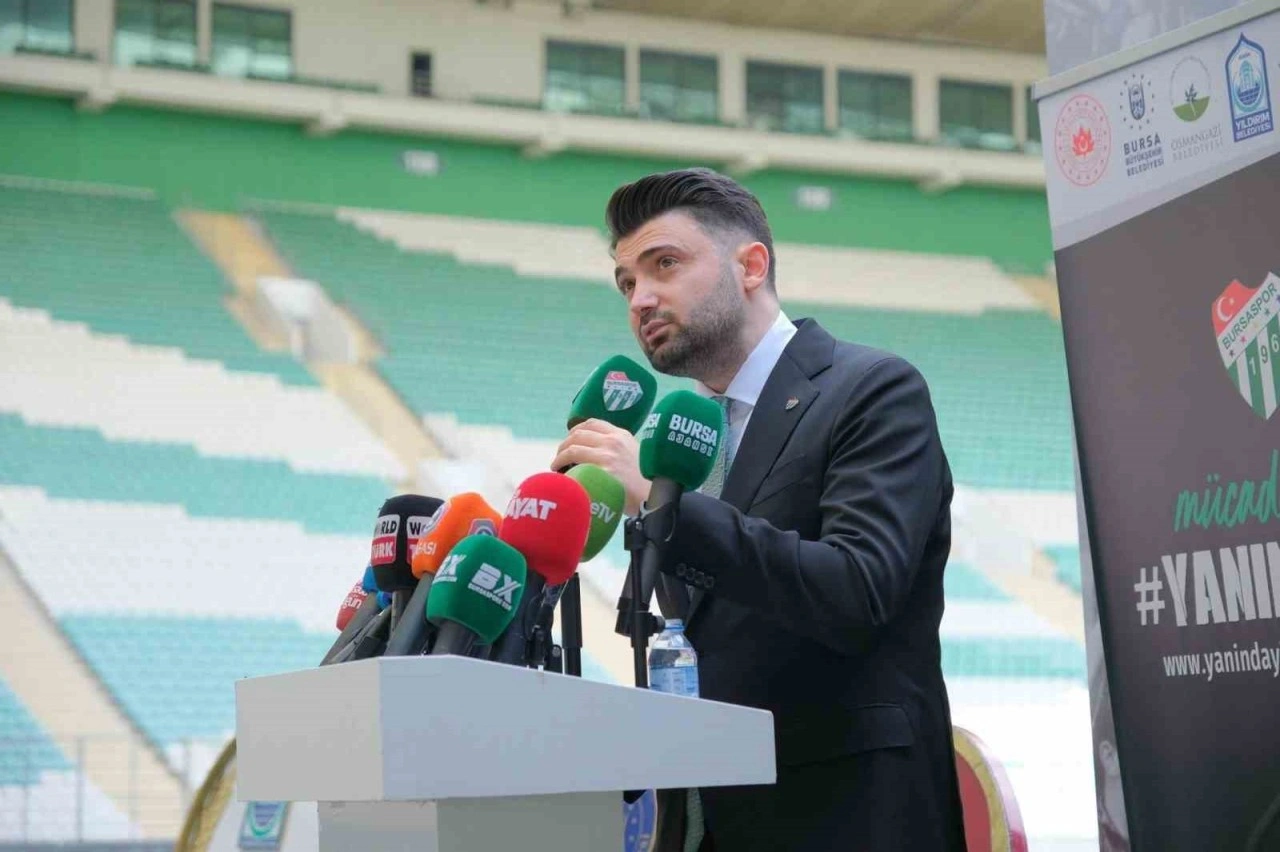 Bursaspor Başkanı Enes Çelik: “Tebrikler çocuklar”