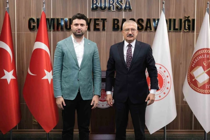 Bursaspor yönetimi Bursa Cumhuriyet Başsavcısı Ramazan Solmaz’ı ziyaret etti
