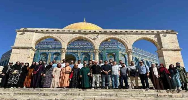 “Büyük Kudüs Akademisi” projesinin birincileri Mescid-İ Aksa’ya götürüldü