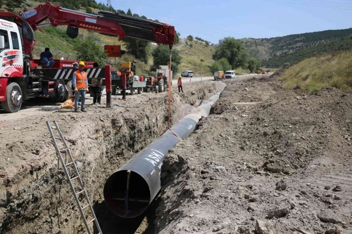 Büyük projede sona yaklaşıldı: “Mamak-Gölbaşı arası içme suyu hattı” projesinin 19 kilometresi tamamlandı
