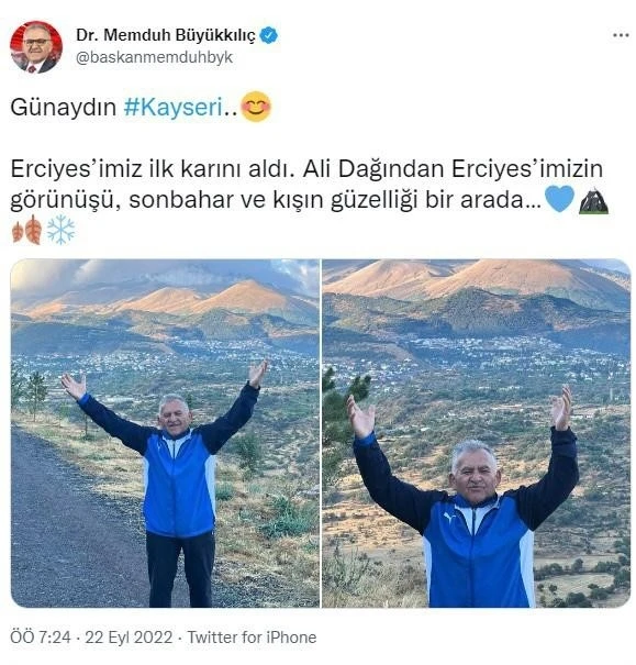 Büyükkılıç güne sporla başladı
