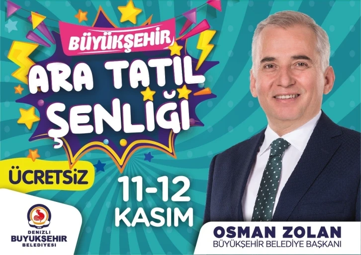 Büyükşehir Ara Tatil Şenliği başlıyor
