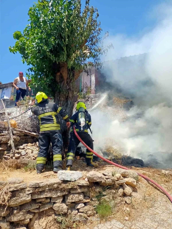 Büyükşehir Belediyesi’nin anında müdahalesi mahalleyi yanmaktan kurtardı
