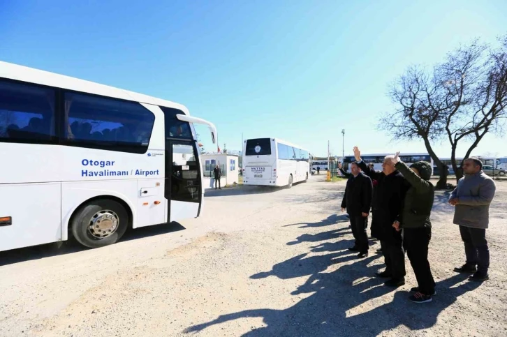 Büyükşehir, depremzedeleri Muğla’ya getiriyor
