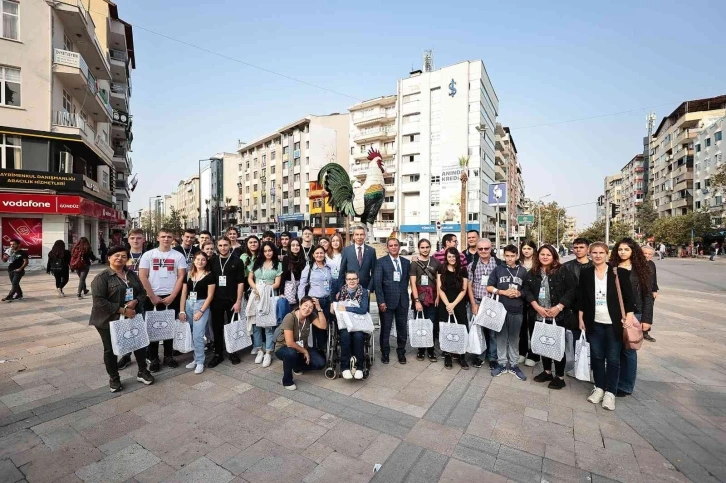 Büyükşehir, Erasmus öğrencilerini ağırladı
