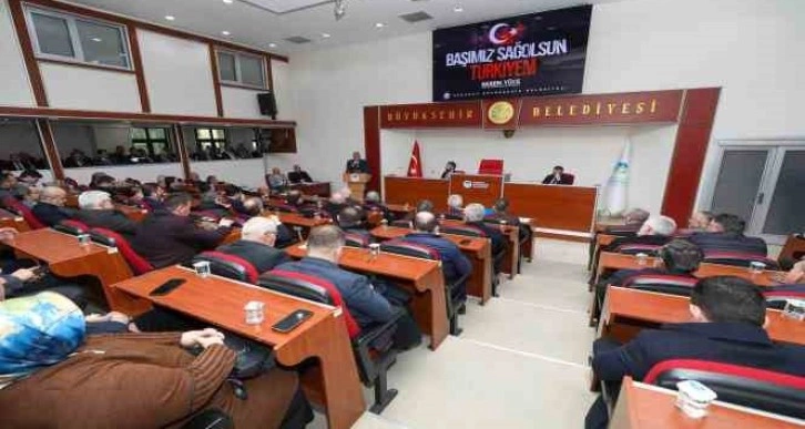 Büyükşehir meclisinde ‘asrın felaketini’ konuşuldu