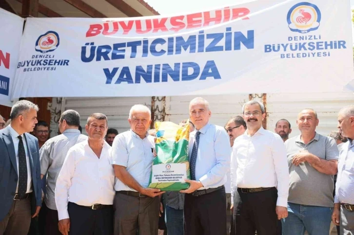 Büyükşehirden çiftçilere bayram hediyesi
