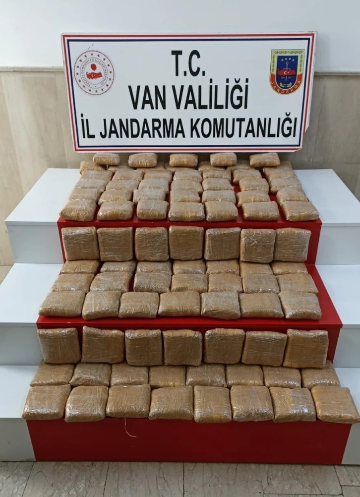 Çaldıran’da 91 kilo 500 gram eroin ele geçirildi
