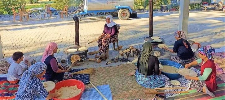 Çameli’nde imece usulü düğün yemek geleneği yaşatılıyor
