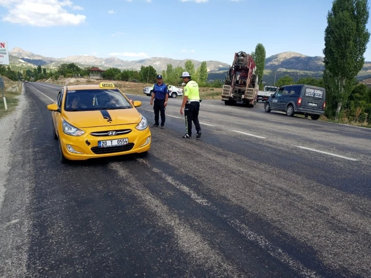 Çameli’nde taşımacılık yapan araçlara sıkı denetim
