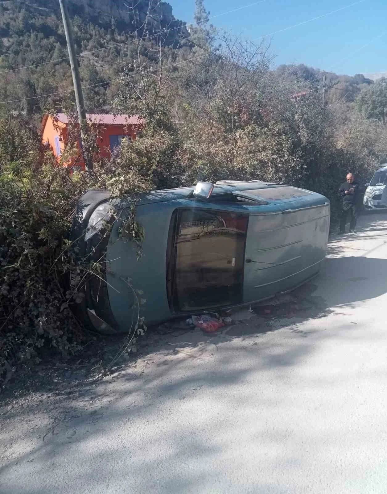 Çamlıyayla’da trafik kazası: 1 yaralı
