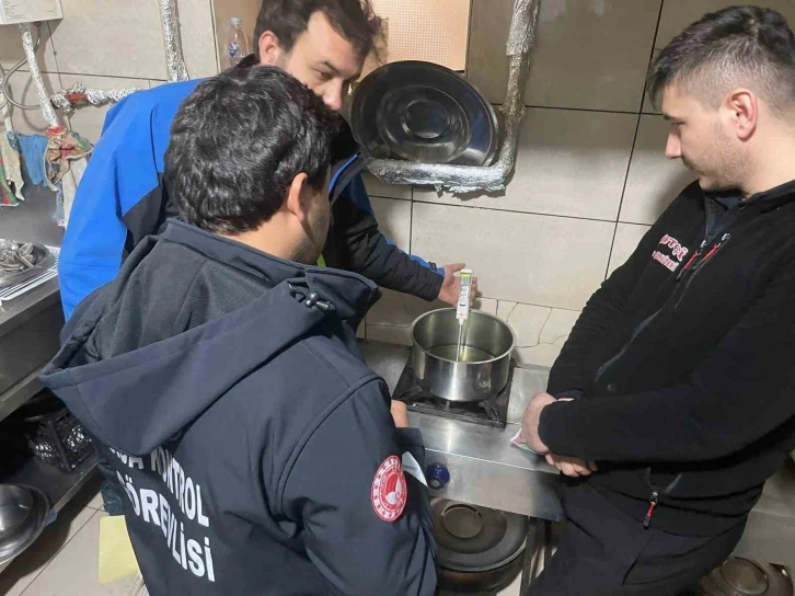 Çan’da gıda güvenliği için fast-food işletmeleri denetleniyor
