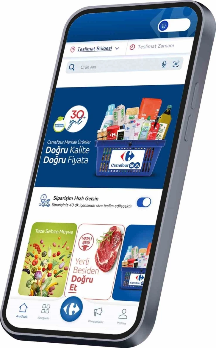 CarrefourSA Online Market uygulaması yenilendi
