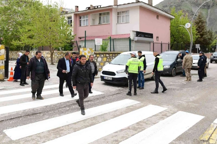 Çatak’ta “Yayalar İçin 5 Adımda Güvenli Trafik” uygulaması yapıldı
