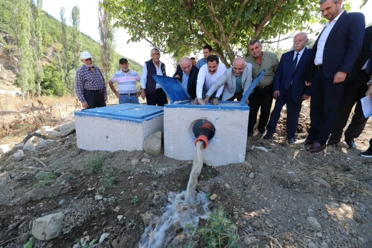 Çatalçam ve Avşar’da 850 bin TL’lik sulama tesisleri hizmette
