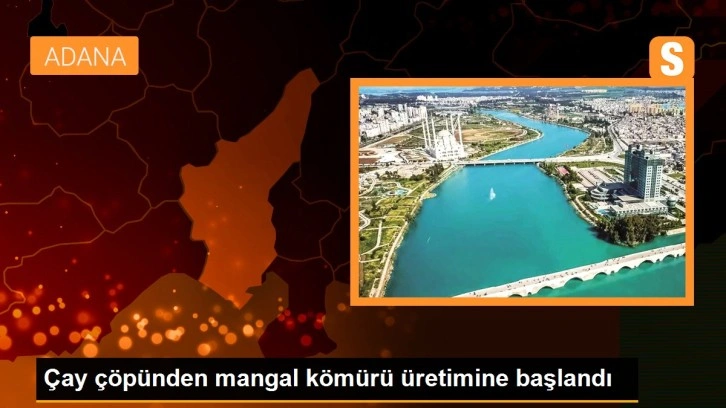 Çay çöpünden mangal kömürü üretimine başlandı