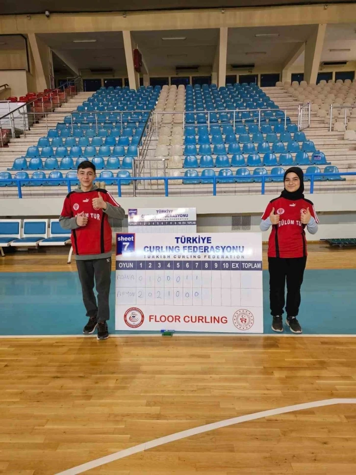 Çay İmamhatip Ortaokulu Floor Curling’de Türkiye Şampiyonası’na gidiyor
