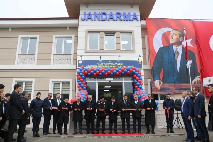 Çayırhan Jandarma Karakol Komutanlığı hizmet binası açıldı
