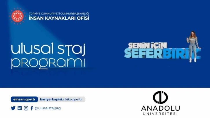 CBİKO desteğiyle Anadolu Üniversitesi pek çok öğrenciye staj imkanı sunuyor
